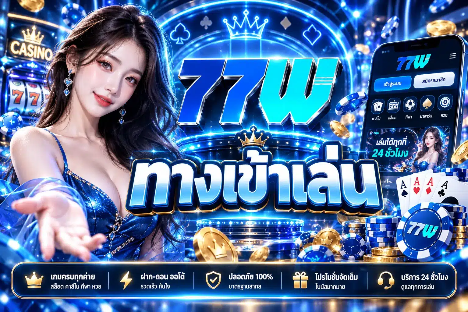 77w